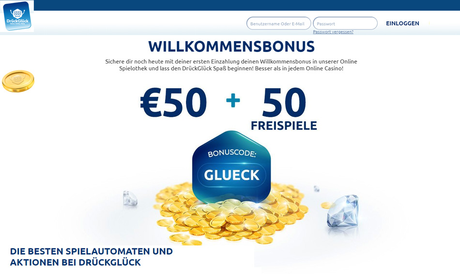 Drück-Glück-online-Bonus